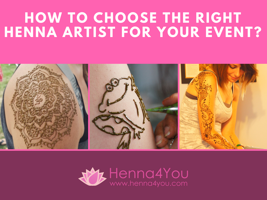 choosing henna artist